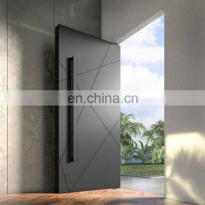 Custom made external safety door design front sentrance modern pivot prehung exterior door