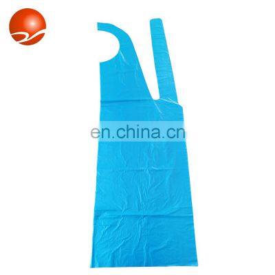 Waterproof Medical Hospital Dental PP Nonwoven Poly HDPE LDPE Plastic Disposable PE Apron photo-4