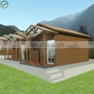 26sqm Prefabricated Container Single Room Cottages House Mountain Tiny House Cabin Tourist Hut Wood Chalet photo-2