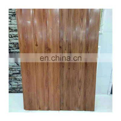 Galvanized steel siding wood look PU Sandwich Wall Panels PU foam panel PU siding