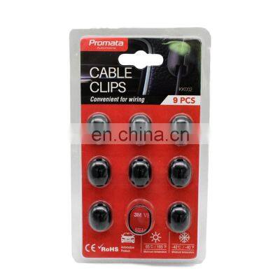 Promata Flexible Silicone Cable Winder Usb Cable Organizer Wire Cord Management Cable Clip Holder photo-5