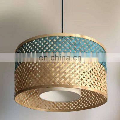 Hot Sale Bamboo Pendant Lamp Wicker Light Hanging Shade Handmade Minimal Bohemian Woven Ceiling High Quality Vietnam Supplier photo-4