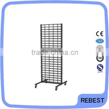Powder coating display rack for supermarket