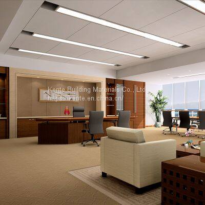Low Price Suspended Mineral Fiber Acoustic Ceiling Board Tiles photo-3