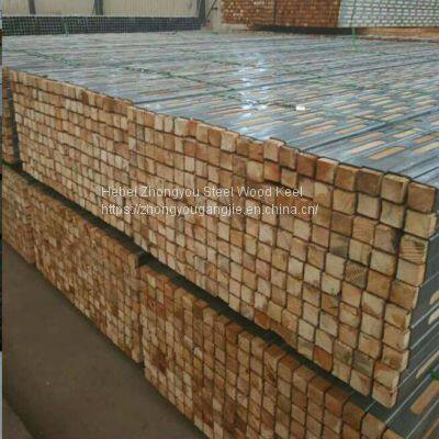 Customized manufacturer of steel clad wood, steel and wood keel