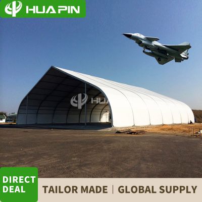 tent manufacturer produces and sells peach shaped tents, airplane hangars, storage curved column tents, which are sturdy, durable, and wind resistant