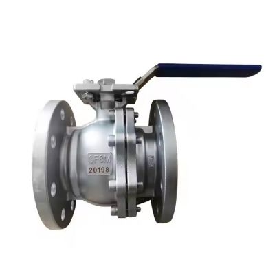 API 150LB Cast steel/CF8 /WCB Flanged Type Floating Ball valve