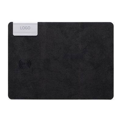 Pu Leather Foldable Charger Mousepads Charger Wireless Charging Mouse Pads