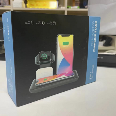 6 in 1 Wireless Charger Stand for Samsung Phone Fast Charging for Watch Earphone Cargador Portatil 4in1 Wireless Charger Station photo-6