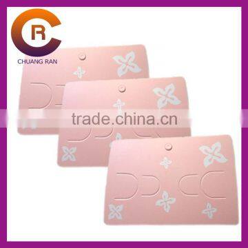 pink colorful printing headband display holder hair clip cards
