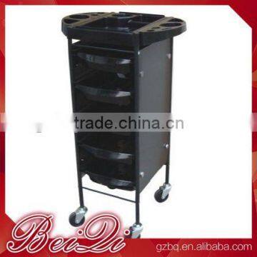 Beiqi Used Beauty Salon Equipment Plastic Hair Salon Trolley Carts Manicure Pedicure Trolley Rolling Carts for Sale