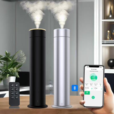 Relaxing Atmosphere Modern Minimalist Look Colorful LED Ambient Light Aluminum Alloy Tower Diffuser