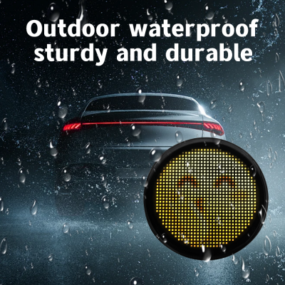 RGB 5V Car Windshield LED Screen New Devil's Eye Flexible Panel With APP Remote Control Scrolling Animated Eyes for Cars photo-4