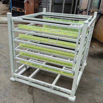 Heavy-Duty Automotive Parts Logistics Trolley With 500kg Load Capacity photo-3