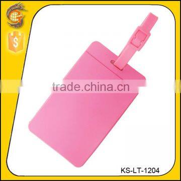 custom logo cheap promotional plastic pvc luggage tag