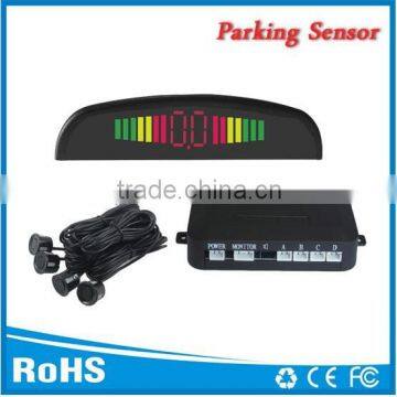 Hot selling Led display parking sensor with three color Leds Bibi sound alarm Buzzer Parking aid