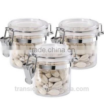 3-Piece Acrylic Airtight Canisters, Mini