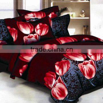 Flower Printed Duvet Bedding Sets 3D photo-3