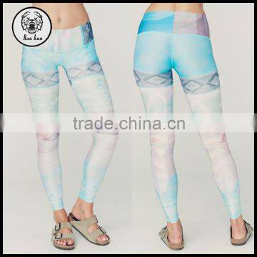Sexy Tight Ladies Hot Pants Colorful Print Slim Pants