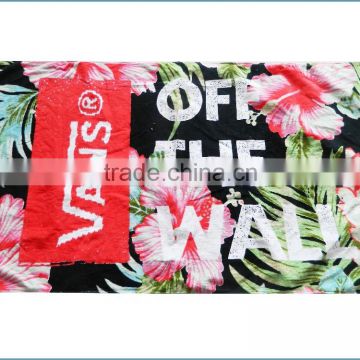 Gym Towel Made In China Velour Reactive Printing