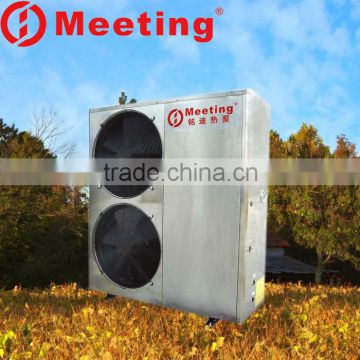 meeting hot water air heater, integrated heat pump water heater, high cop air source heat pump