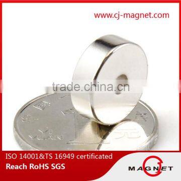 Ring shaped D36x20x10mm N50 magnet can be used in motor and speaker