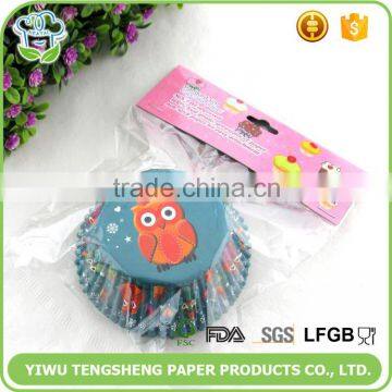 50gsm cheaper cup cake cases with header card