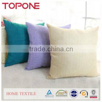 Soft material wholesale plain linen cushion cover