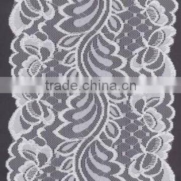 Hot selling spandex chiffon flower lace