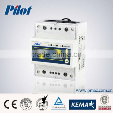 single phase din rail modbus kWh meter, energy meter