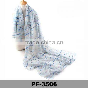 Checked Scarves Stripe Scarf 2016 Women Scarves