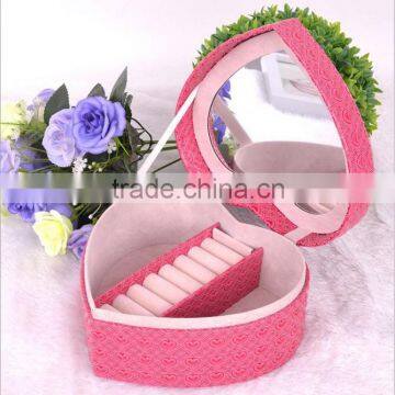 AN396 ANPHY Fashion Heart-shaped Festival Gift Decoration Ring Earring Jewelry Gift Flip Box Holder Display Stock 18.5*17*8.5cm photo-2