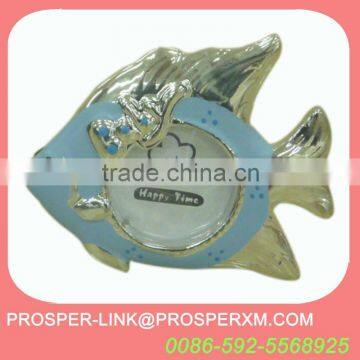 Fish decoration ceramic photoframe