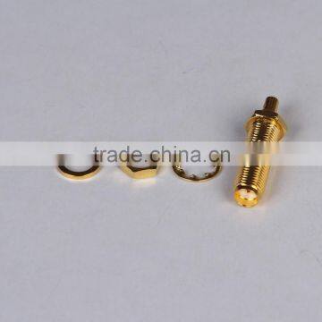 RF coaxial Female screw SMA connector for flexible cable