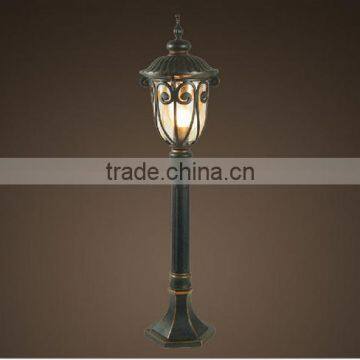 European style garden post light of parking lighting