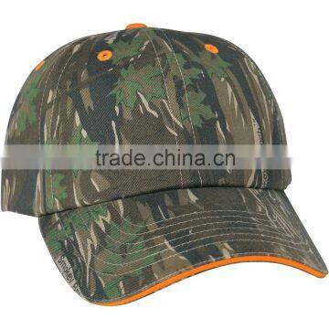 Orange Sandwich Sample Free Camo Blank Baseball Cap Rack photo-3