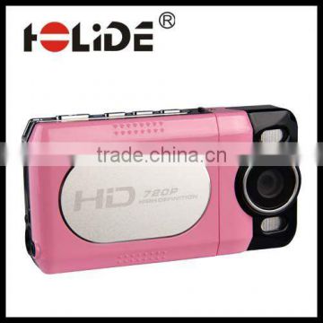 2015 New cute cheap digital video with camera camcorder with 2 inch TFT LCD,2 LED light,Lithium battery power for kid(DV-7200A)