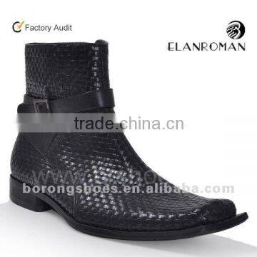 Buckle fashion men high quality leather boots 2015                        
                                                Quality Choice