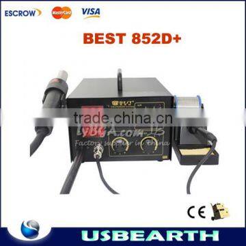 100% Power Tools, Kada 852D+ 2 in 1 soldering iron, hot air soldering station plus soldering iron.electric solder tool