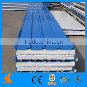 Colorful EPS Fireproof Sandwich Panel/ Board for Roof/ Ceiling/ Factory External wall easy insulation