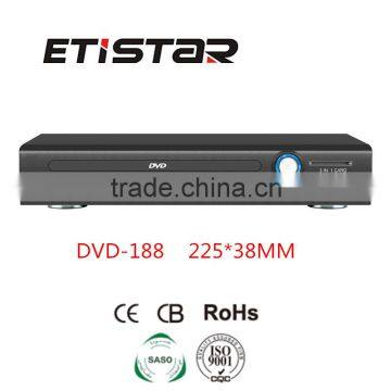 New model hd dvd player with usb sd card mpeg4 dvd player with mic input