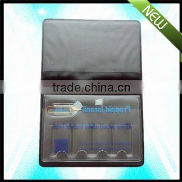 Multi pages sim cards holder