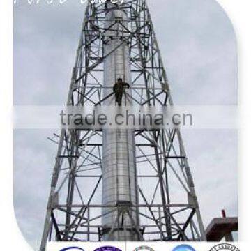 Long Lifetime High Quality self supporting telecom lattice steel tower