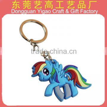 Factory Wholesale 3d Rubber Animal Shape Keychain, Lovely Anime Keyrings photo-5