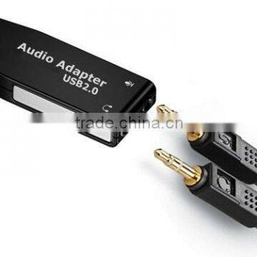 USB Stereo Audio Adapter USB to Audio