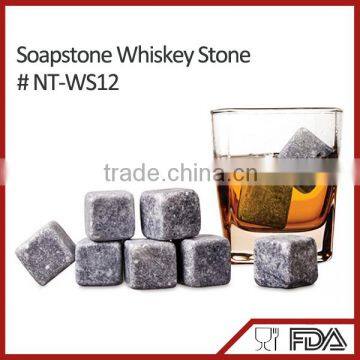 NT-WS12 Soapstone Whiskey Chilling Rocks