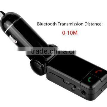 Hot Sale Wireless LCD Bluetooth 12V MP3 Player Dual USB Charger Handsfree FM Transmitter Car Kit photo-2