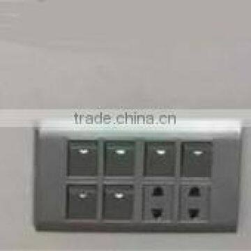 Middle East Switch S0914 6gang and double 4sockets wall switch