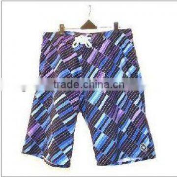 Grid men's board shorts