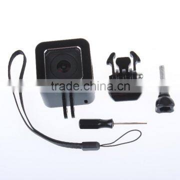Aluminium Alloy frame housing mount case Extension Protector Case for Go pro Hero 4 session Accessory for Gopro hero4 session